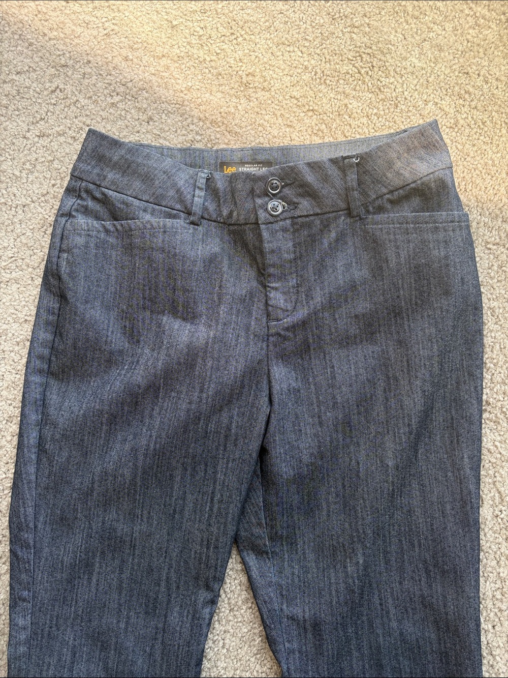 Lee Charcoal Gray Dress Pants - Picture 4 of 5